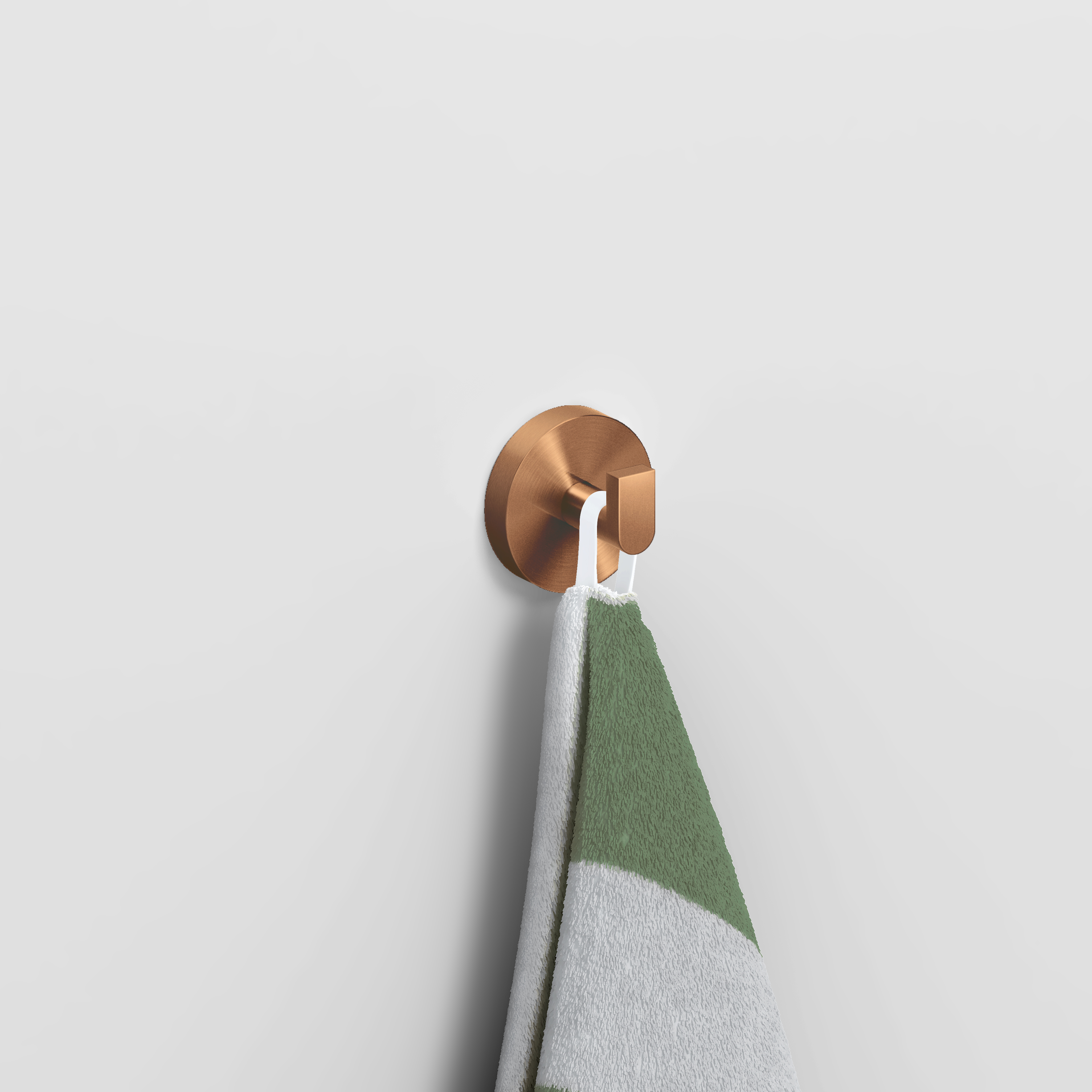 Clou Flat set à 2 kledinghaken, brons geborsteld PVD